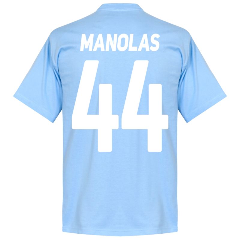 SSC Napoli Manolas 44 Team Tee Himmel T-Shirt