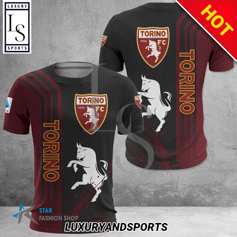 Torino FC Schwarz Braun T-Shirt