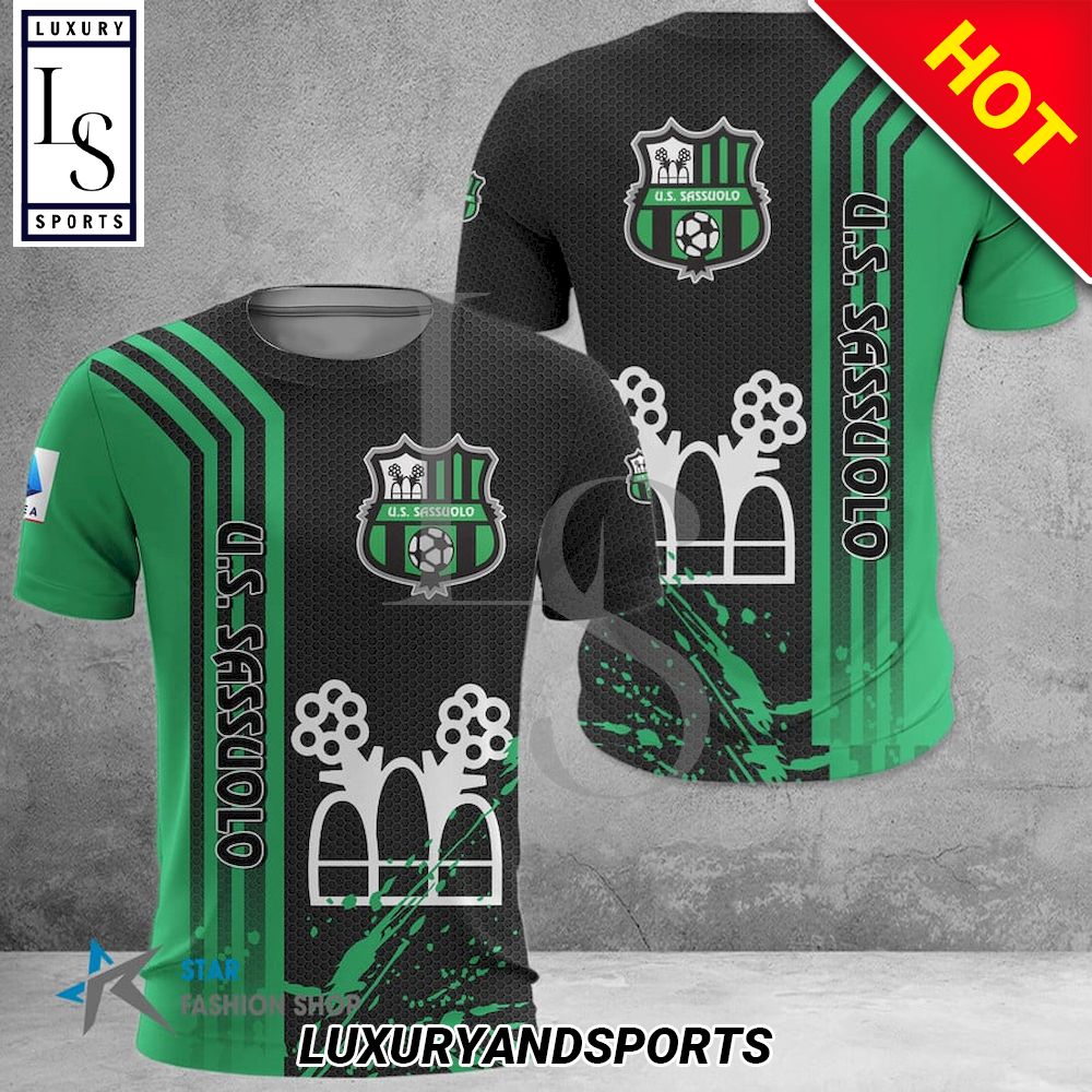 US Sassuolo Calcio Schwarz Grün T-Shirt
