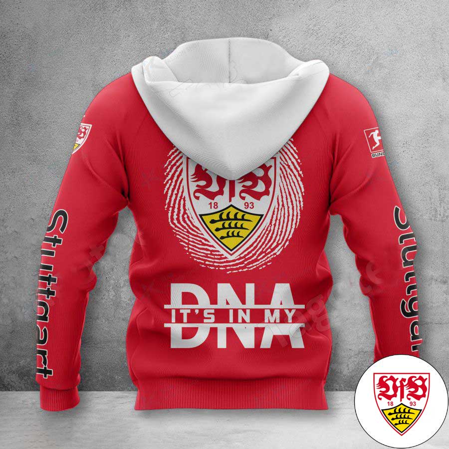 VfB Stuttgart rot-Weiss Reißverschluss-Hoodie