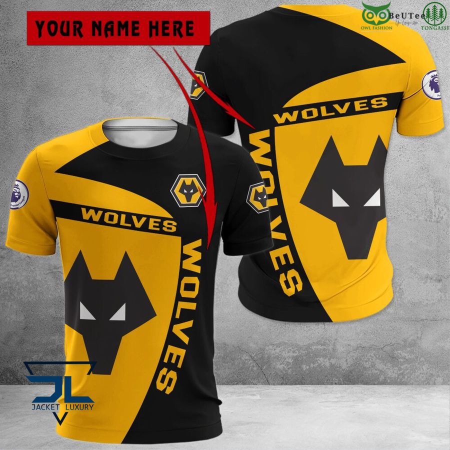 Wolverhampton Wanderers FC Individueller Name Logo T-Shirt