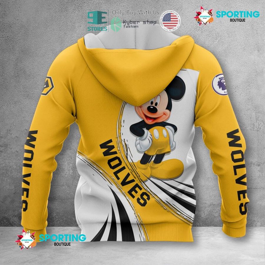 Wolverhampton Wanderers FC Individueller Name Mickey Reißverschluss-Hoodie
