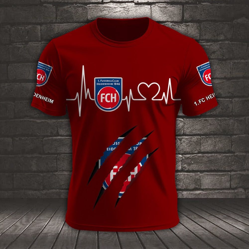 1. FC Heidenheim Neues Design T-Shirt