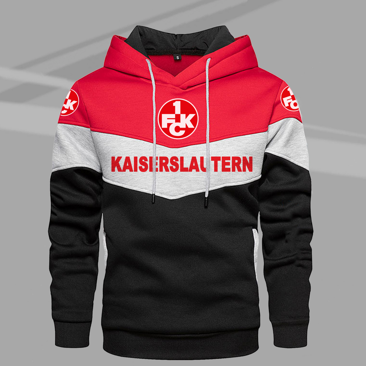 1. FC Kaiserslautern Sonderausgabe Mehrfarbiger Kapuzenpullover