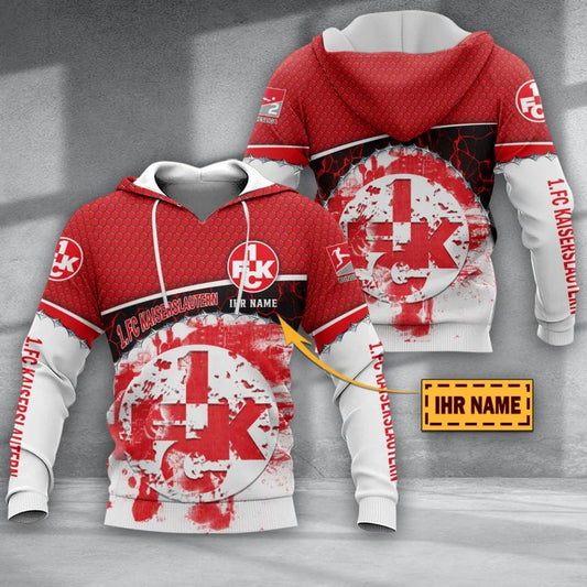 1. FC Kaiserslautern Individueller Name Sonderausgabe Kapuzenpullover