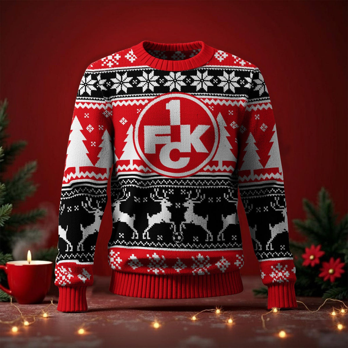 1. FC Kaiserslautern Fan Edition Weihnachtspullover im neuen Design