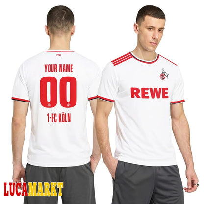 1. FC Köln Heimtrikot 26/27 - Individueller Name Nummer T-Shirt