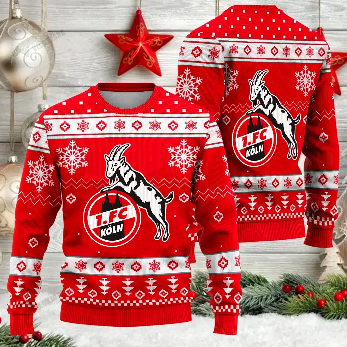 Jetzt neu 1. FC Köln Weihnachtspullover