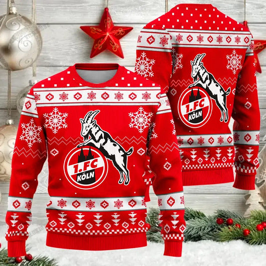 Jetzt neu 1. FC Köln Weihnachtspullover