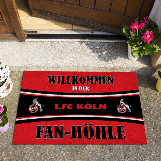 1. FC Köln Neue Version Fußmatte aus Gummi