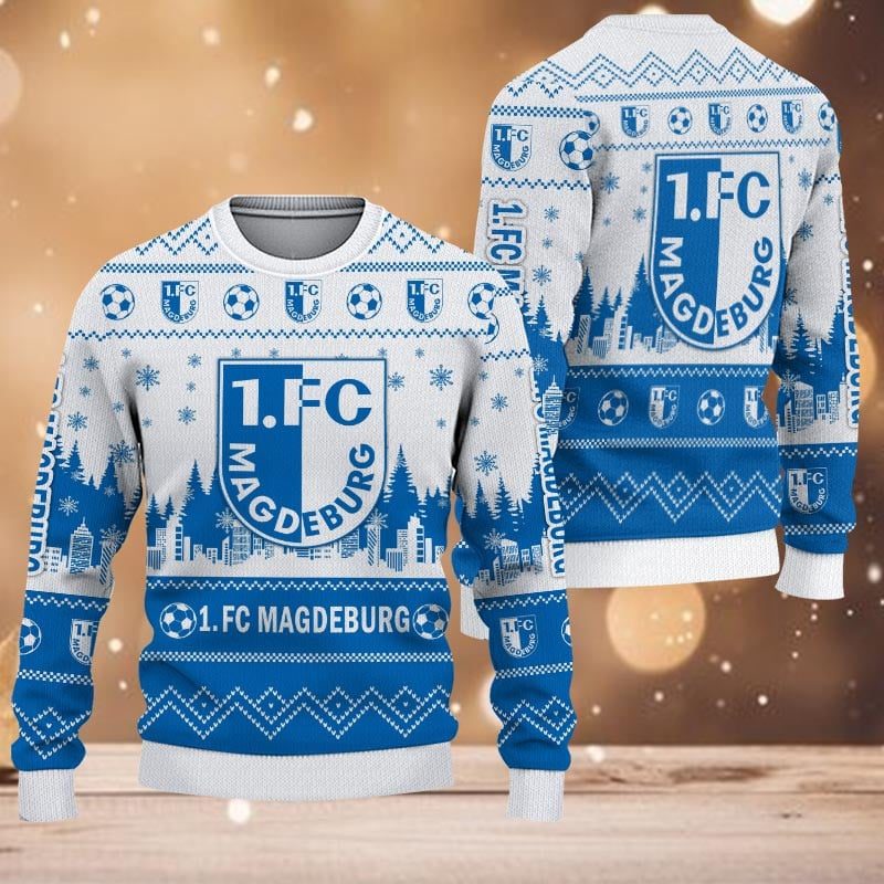 1. FC Magdeburg Sonderausgabe Weihnachtspullover