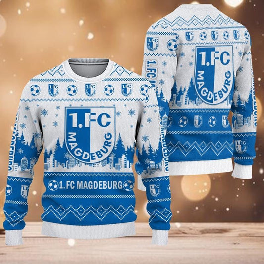 1. FC Magdeburg Sonderausgabe Weihnachtspullover