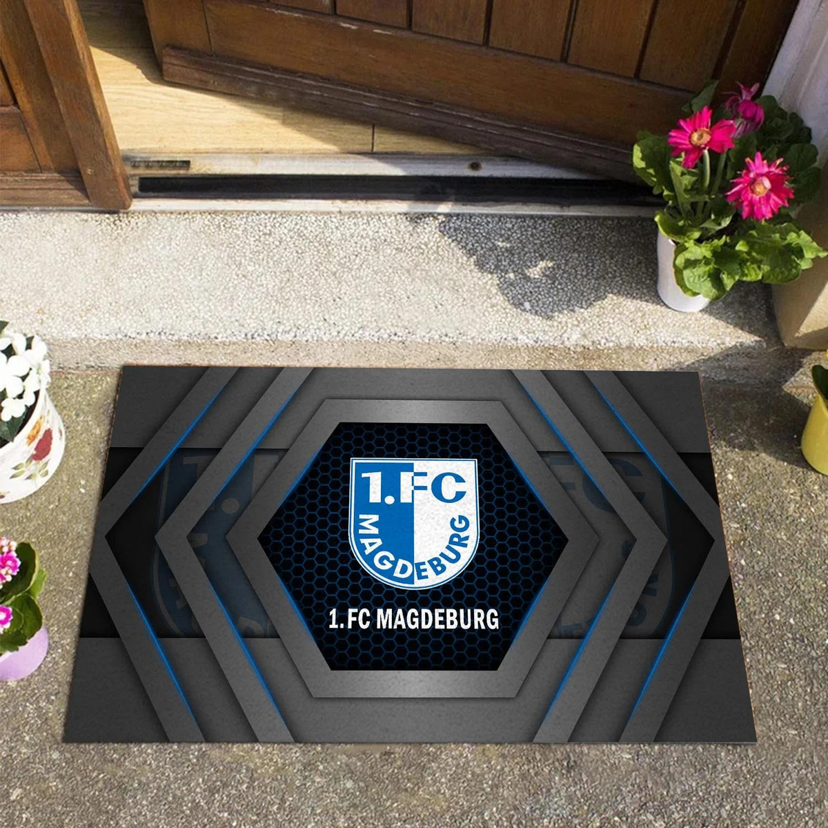 1. FC Magdeburg Neue Edition Fußmatte aus Gummi