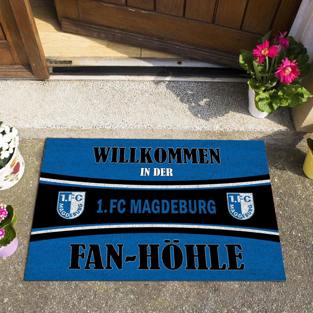 1. FC Magdeburg Neue Version Fußmatte aus Gummi