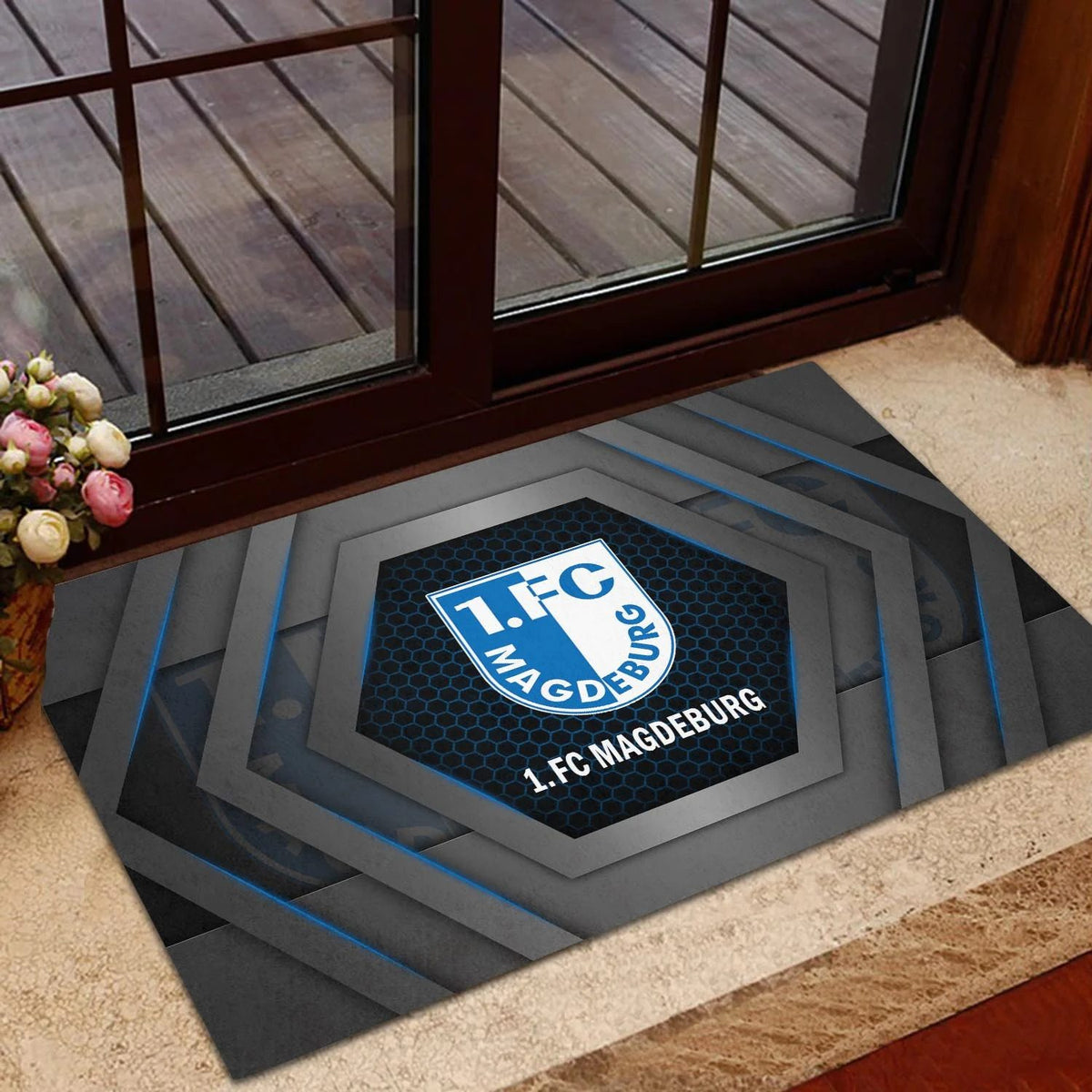 1. FC Magdeburg Neue Edition Fußmatte aus Gummi