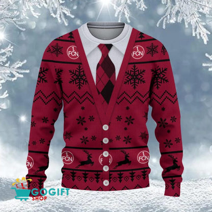 1. FC Nürnberg Neuer Stil Weihnachtspullover