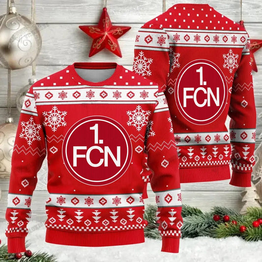 Jetzt neu: 1. FC Nürnberg Weihnachtspullover