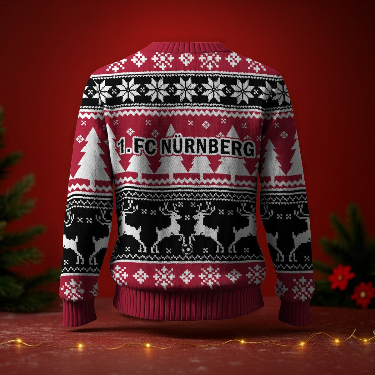 1. FC Nürnberg Fan Edition Weihnachtspullover im neuen Design