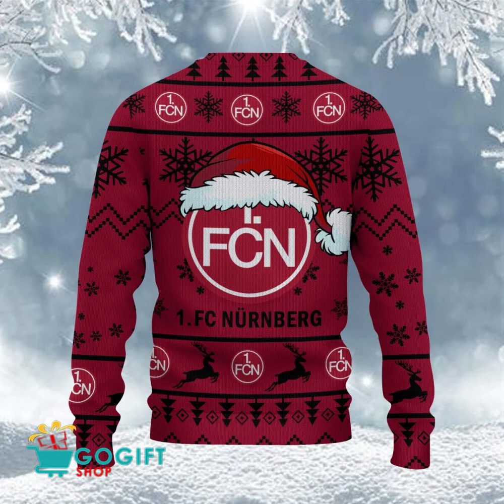 1. FC Nürnberg Neuer Stil Weihnachtspullover