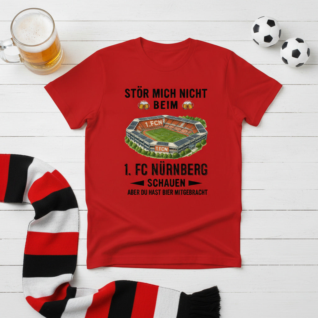 1. FC Nürnberg T-Shirt Neue Version Nur reden wenn es Bier gibt