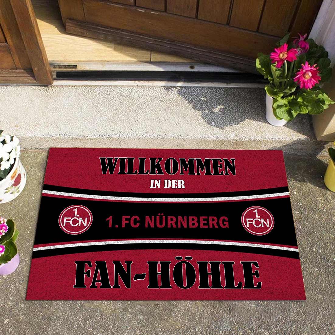 1. FC Nürnberg Neue Version Fußmatte aus Gummi