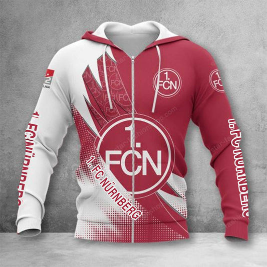 1. FC Nürnberg Sonderausgabe Reißverschluss-Hoodie