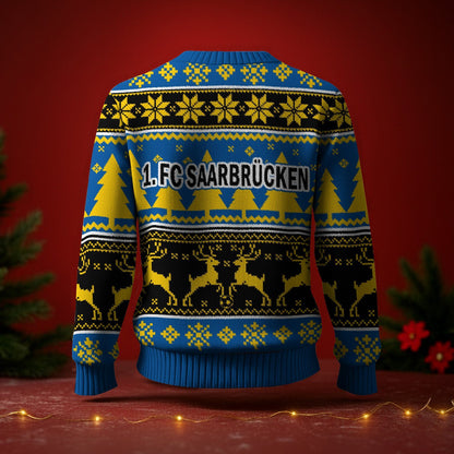 1. FC Saarbrücken Fan Edition Weihnachtspullover im neuen Design