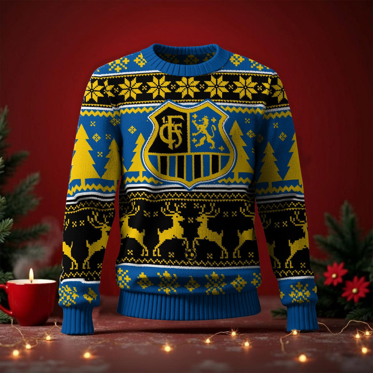 1. FC Saarbrücken Fan Edition Weihnachtspullover im neuen Design