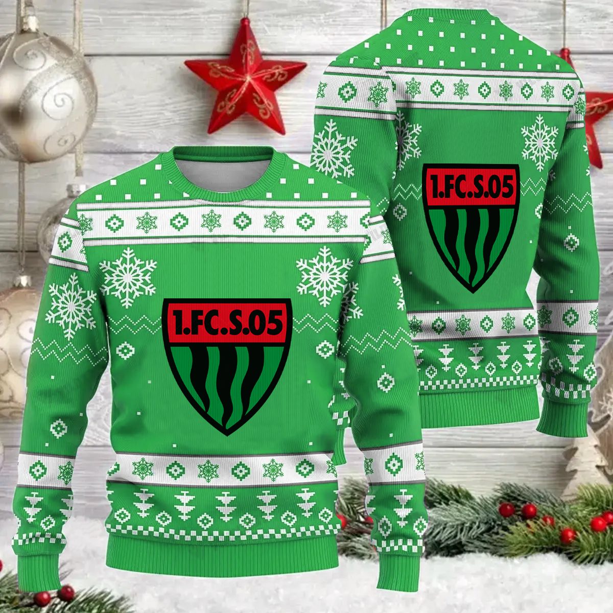 Jetzt neu: 1. FC Schweinfurt 05 Weihnachtspullover