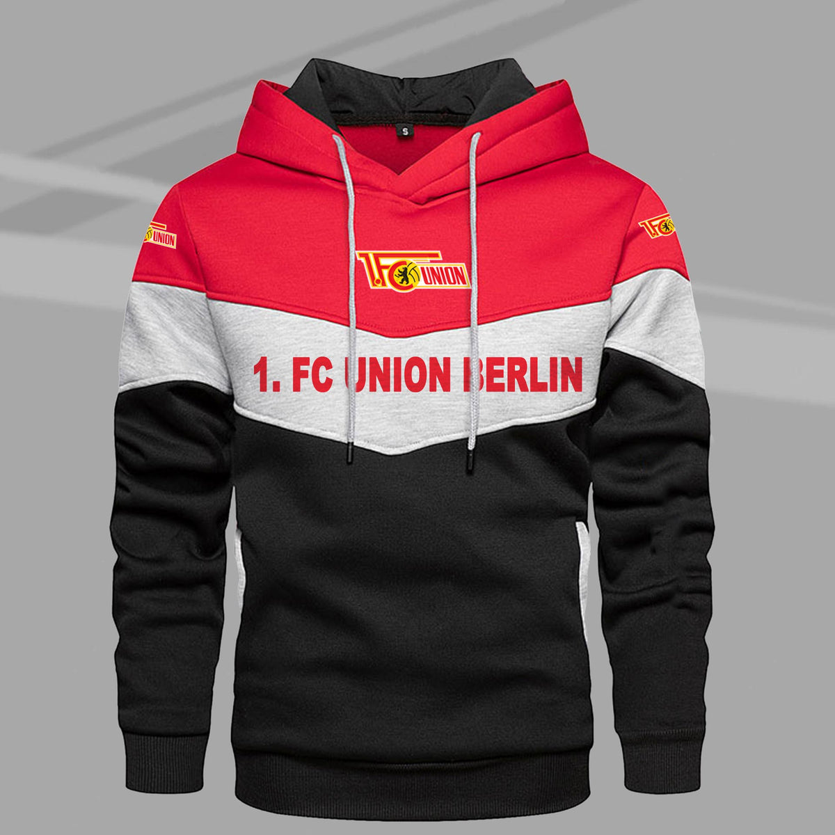 1. FC Union Berlin Sonderausgabe Mehrfarbiger Kapuzenpullover