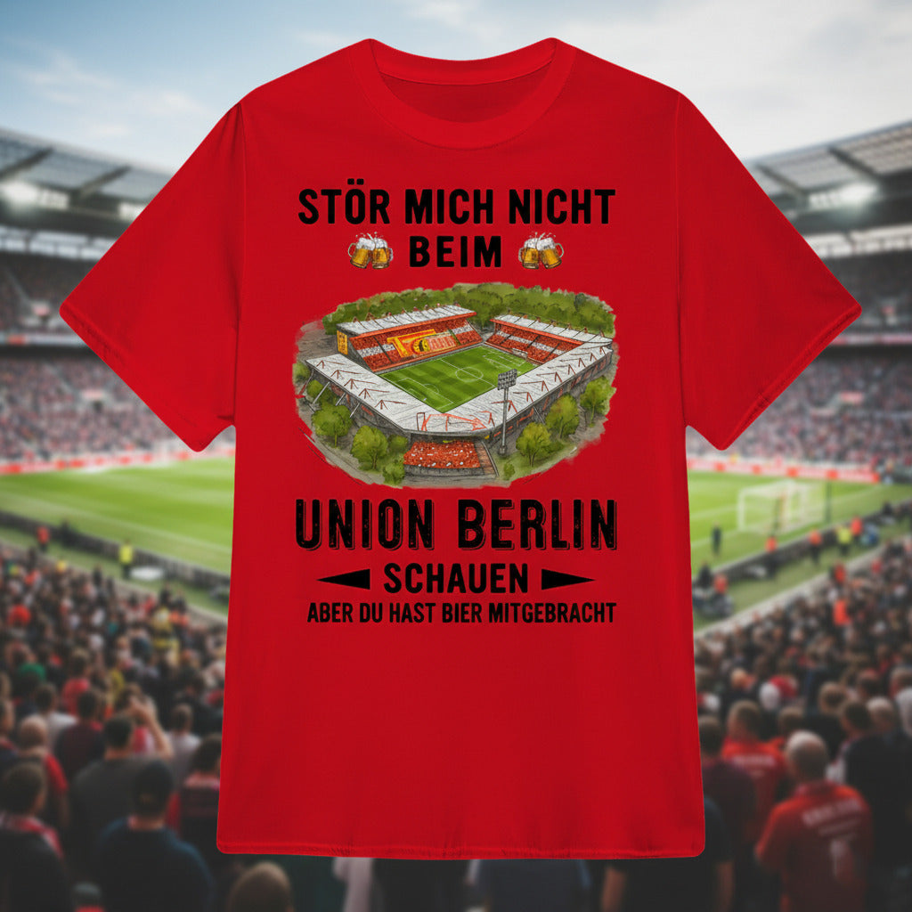1. FC Union Berlin T-Shirt Neue Version Nur reden wenn es Bier gibt