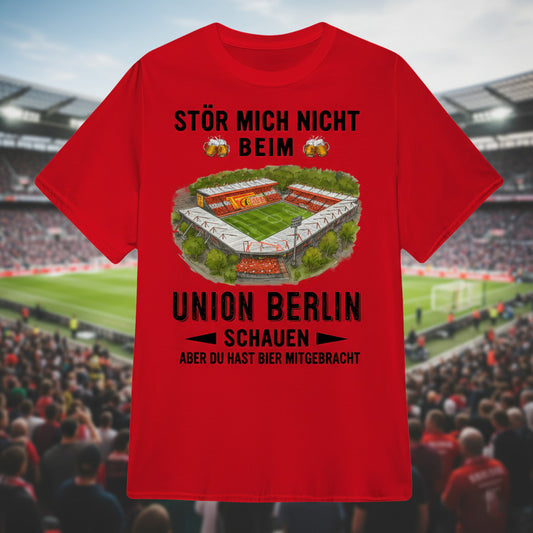 1. FC Union Berlin T-Shirt Neue Version Nur reden wenn es Bier gibt