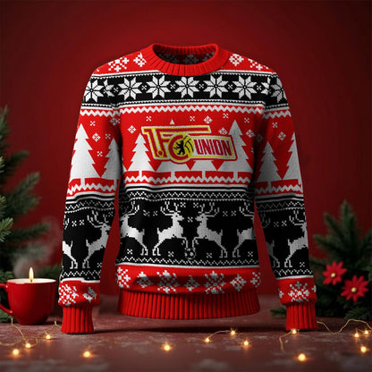 1. FC Union Berlin Fan Edition Weihnachtspullover im neuen Design