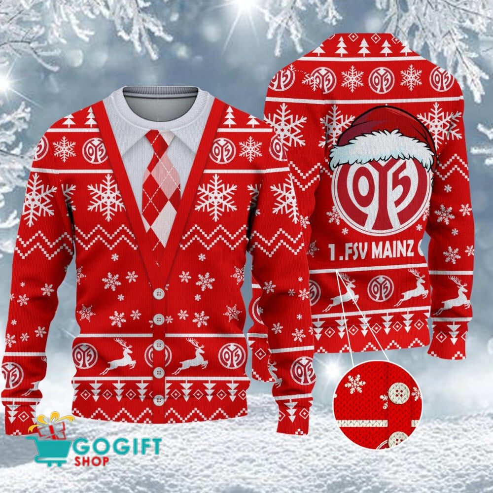 1. FSV Mainz 05 Neuer Stil Weihnachtspullover