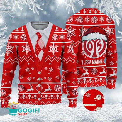 1. FSV Mainz 05 Neuer Stil Weihnachtspullover