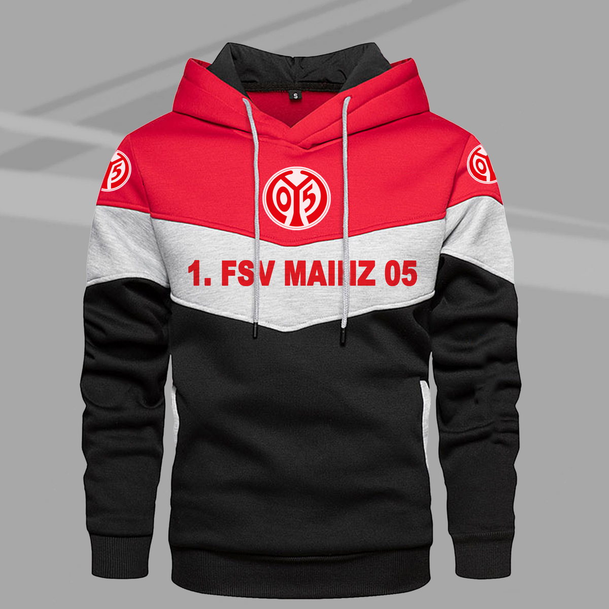 1. FSV Mainz 05 Sonderausgabe Mehrfarbiger Kapuzenpullover