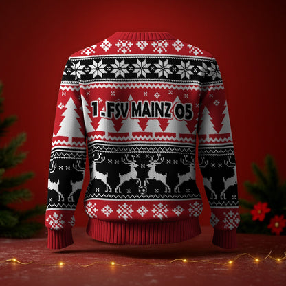 1. FSV Mainz 05 Fan Edition Weihnachtspullover im neuen Design