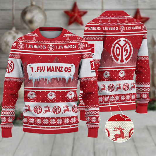 1. FSV Mainz 05 Weihnachtspullover im neuen Design