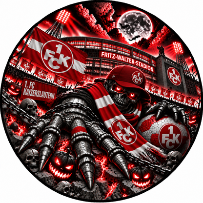 1. FC Kaiserslautern Runder Teppich – Stadion-Feeling für Dein Zuhause