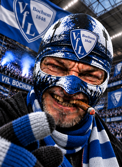 VfL Bochum Lustige Fan Balaclava – Fußball Sturmhaube