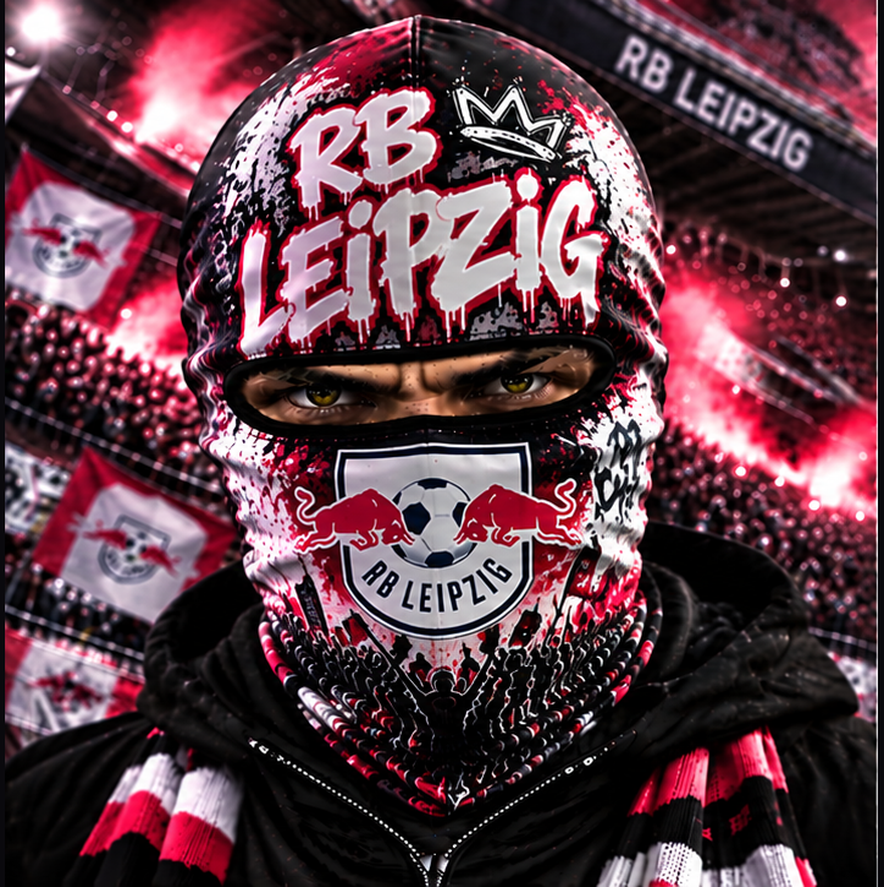RB Leipzig Ultras Graffiti Balaclava – Fußball Fan Sturmhaube | Premium Streetwear Edition