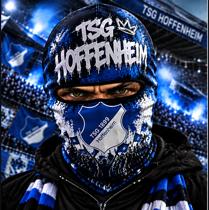 TSG Hoffenheim Ultras Graffiti Balaclava – Fußball Fan Sturmhaube | Premium Streetwear Edition