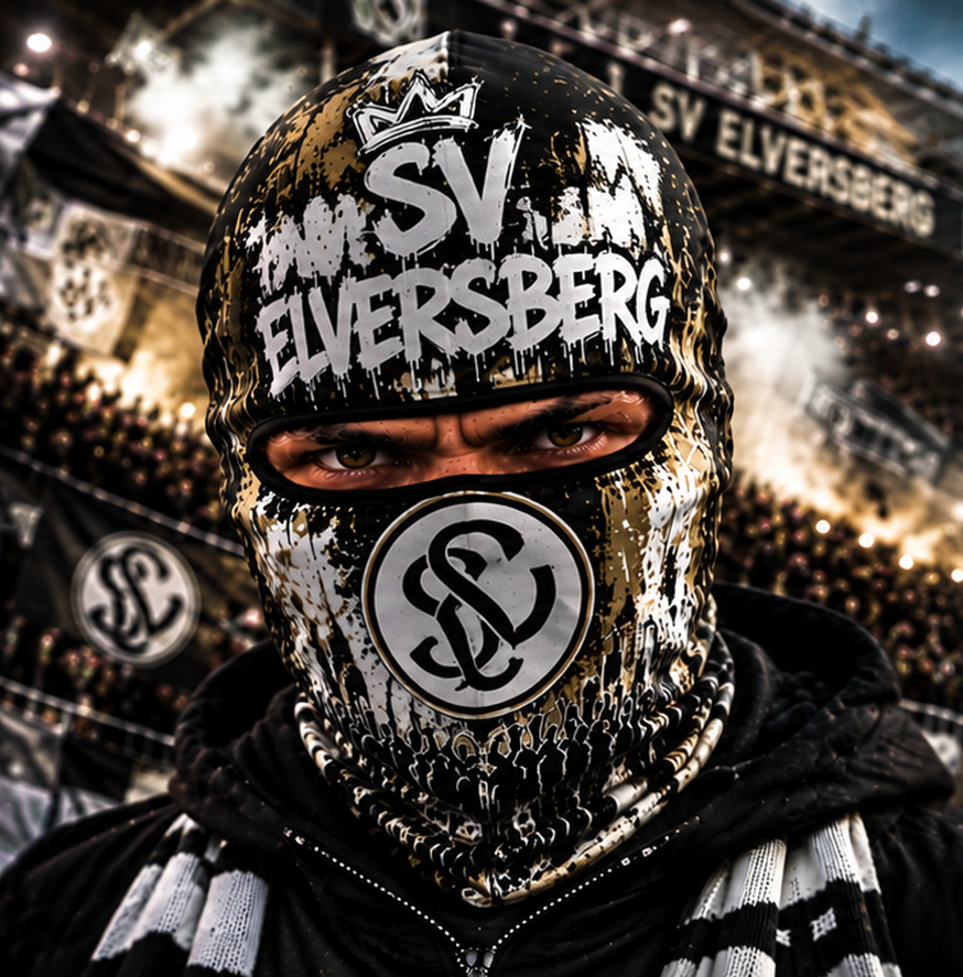 SV Elversberg Ultras Graffiti Balaclava – Fußball Fan Sturmhaube | Premium Streetwear Edition