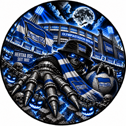 Hertha BSC Runder Teppich – Stadion-Feeling für Dein Zuhause