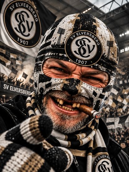 SV Elversberg Lustige Fan Balaclava – Fußball Sturmhaube