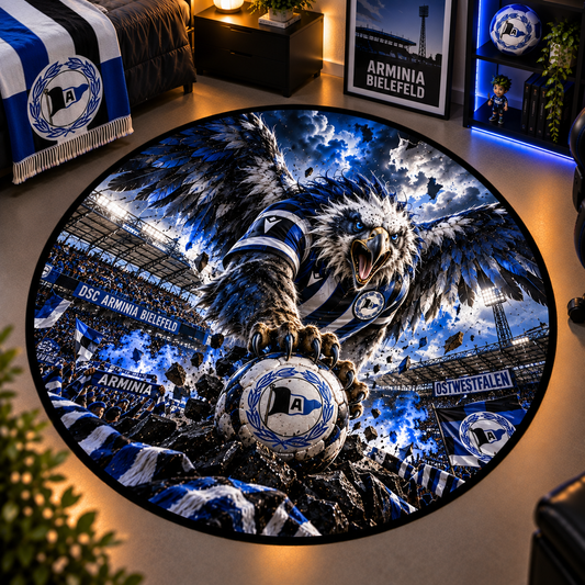 Arminia Bielefeld Club Beast Runder Teppich – Fußball-Power für echte Fans