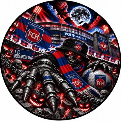 1. FC Heidenheim Runder Teppich – Stadion-Feeling für Dein Zuhause