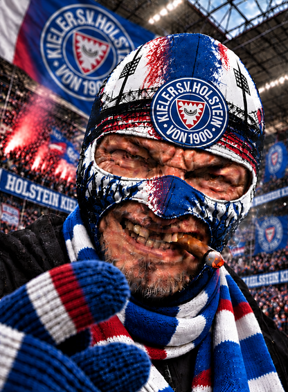 Holstein Kiel Lustige Fan Balaclava – Fußball Sturmhaube