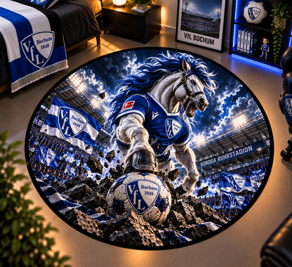 VfL Bochum Club Beast Runder Teppich – Fußball-Power für echte Fans