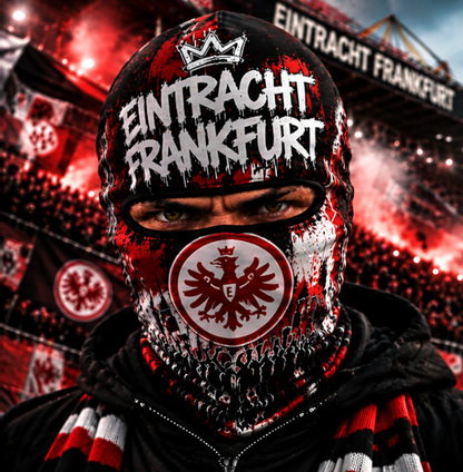 Eintracht Frankfurt Ultras Graffiti Balaclava – Fußball Fan Sturmhaube | Premium Streetwear Edition